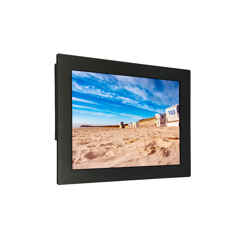 good quality 15 inch IP65 front panel Industrial Monitor 12-24V DC with VGA Hdmi in wholesale