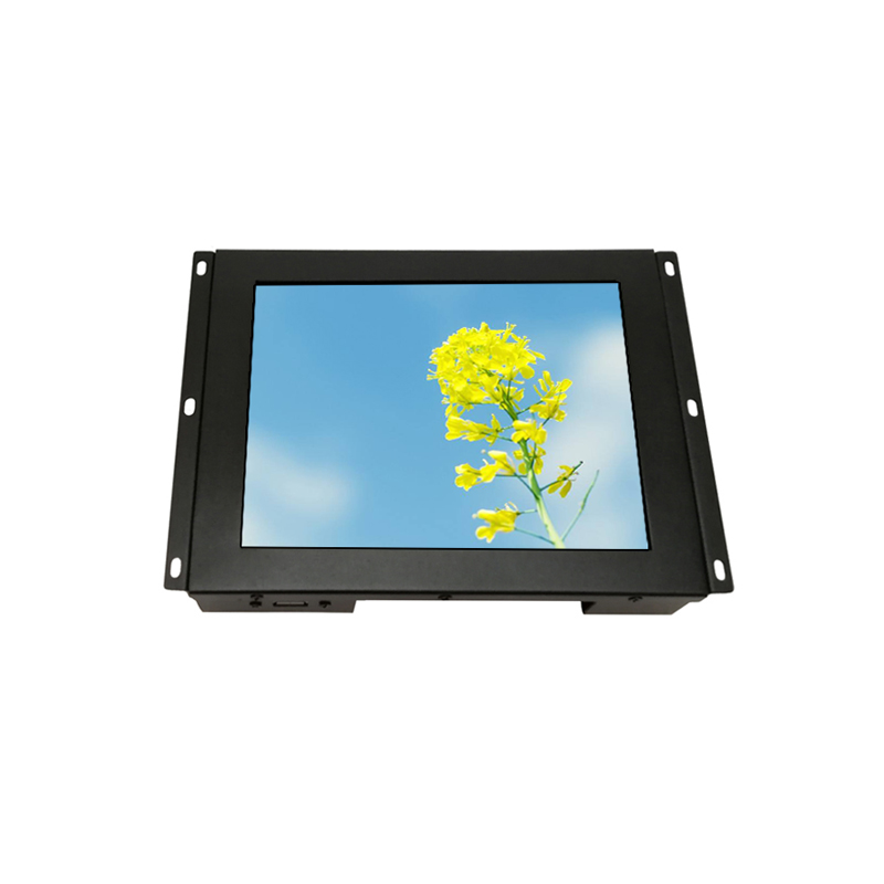 4|3 High Limunance Touch Screen Industrial Monitor 8 Inch With Anti-Vandal glass